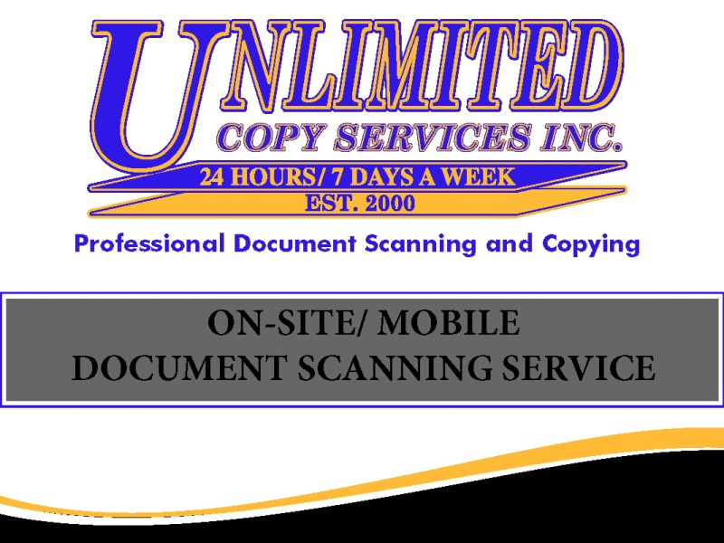 Unleashing Efficiency: Mobile Document Scanning Service by Unlimited Copy Services